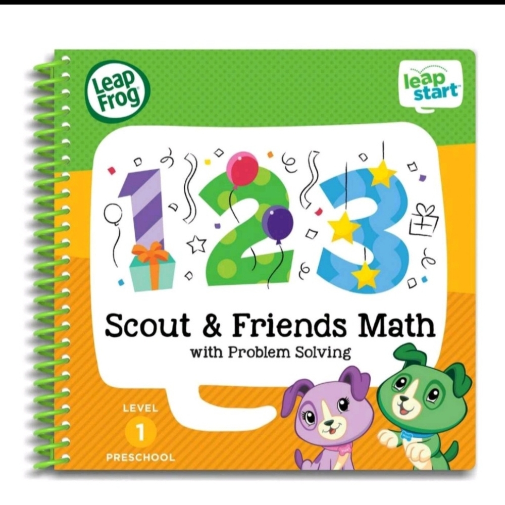 Brand New LeapStart Scout & Friends Math With Problem Solving Book. Level 1.